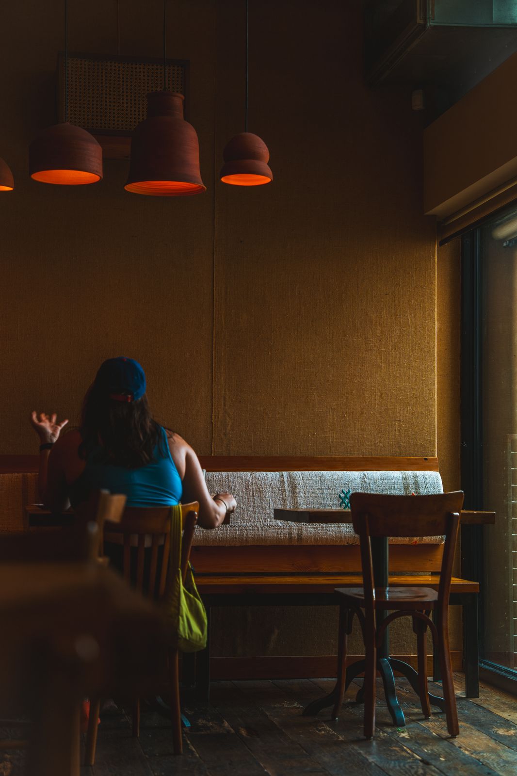 Indoor photo — dim bar interior
