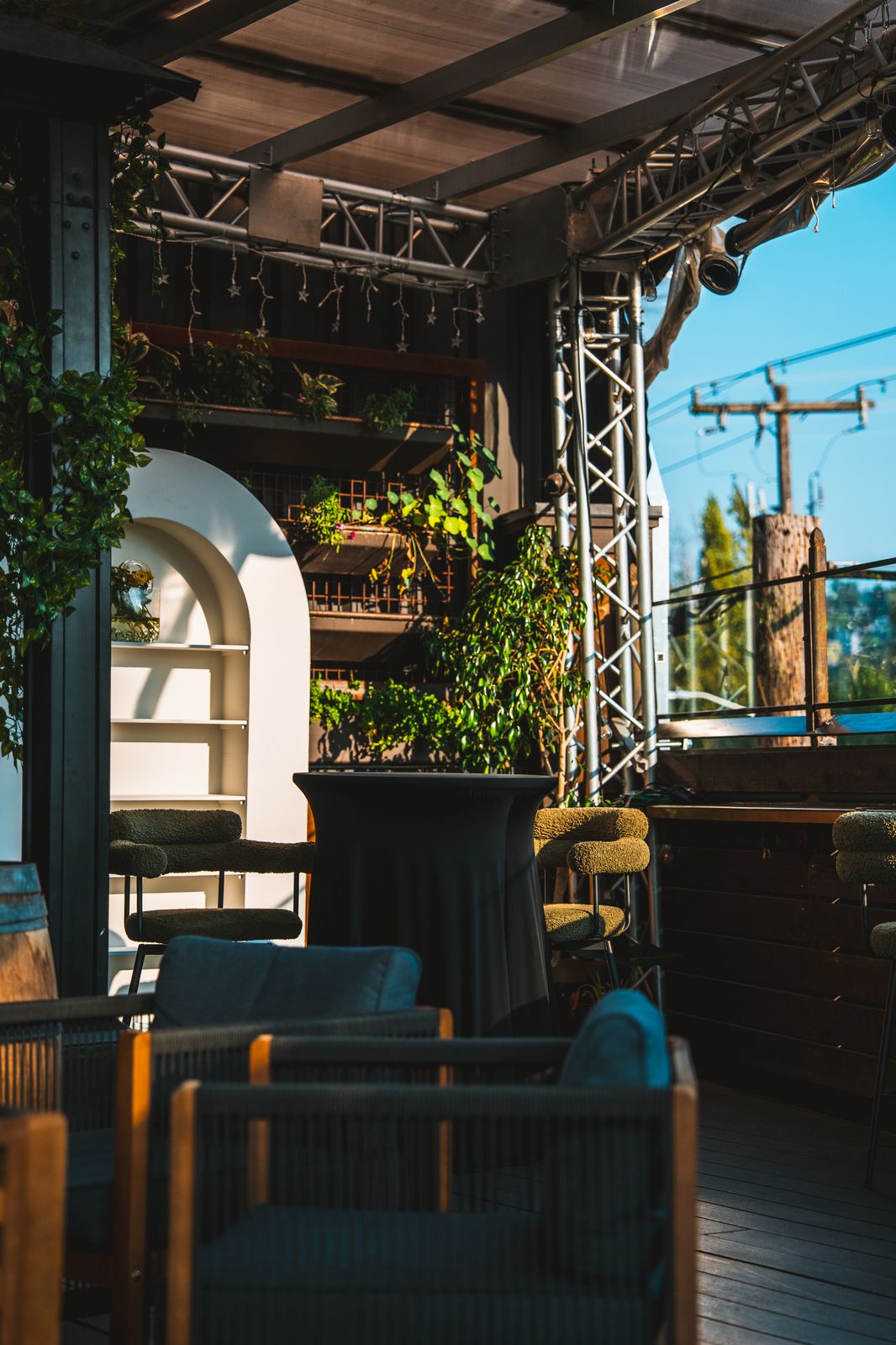 Indoor photo — rooftop lounge